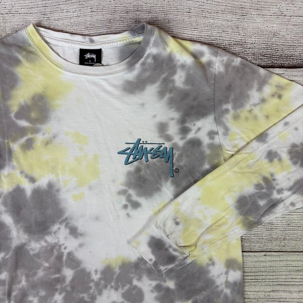 Stussy Tie Dye Long Sleeve Streetwear Shirt